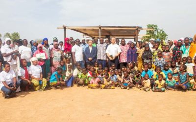 Renforcement de la coopération GIP-PNVB – JICA : visite du Vice-Président de la JICA sur le site des PDI de Yagma.