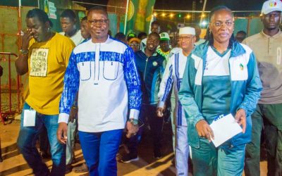 Jeux de l’AES : la Ministre Annick PIKBOUGOUM/ZINGUE OUATTARA visite le Village des Jeux