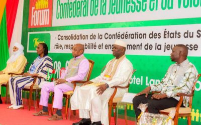 FORUM CONFÉDÉRAL DE LA JEUNESSE ET DU VOLONTARIAT DE L’AES : TOP DÉPART POUR UNE JEUNESSE ENGAGÉE DANS LA CONSOLIDATION DE LA CONFÉDÉRATION